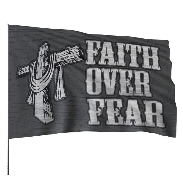 Faith Over Fear 3 X 5 Flag For Sale - Image 2