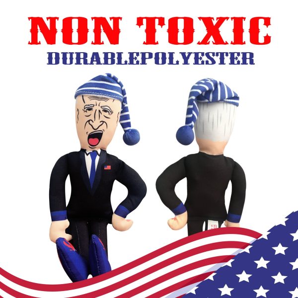 Sleepy Joe Biden and Kamala Harris Tough Plush Dog Chew Toys with Squeakers - Official Republican Dogs Bundle Online - Image 5
