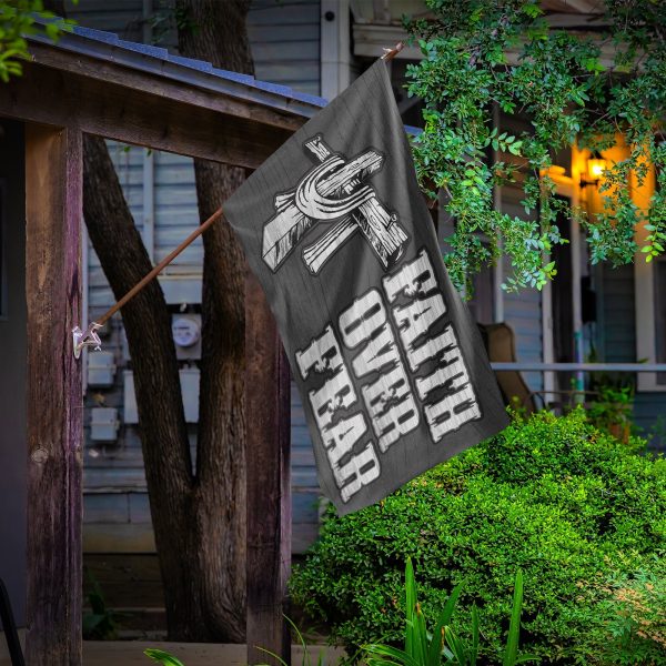 Faith Over Fear 3 X 5 Flag For Sale - Image 4