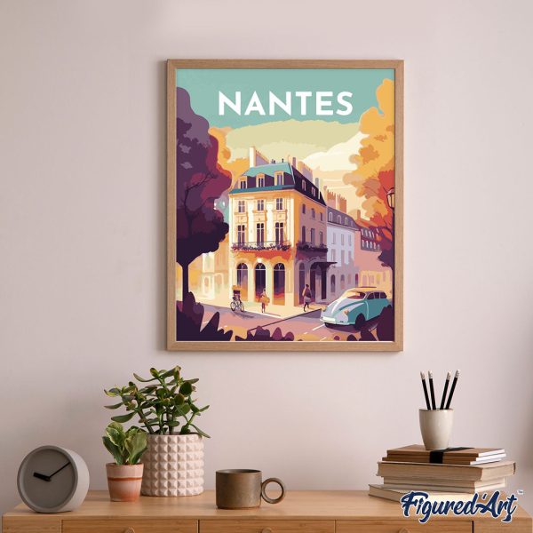 Travel Poster Nantes Supply - Image 3