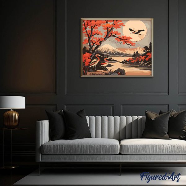 Cranes and Mount Fuji View Supply - Image 3