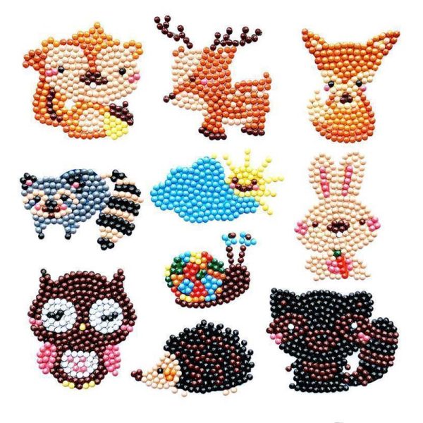 5D Diamond Painting Sticker Set Forest Animals for Kids Online