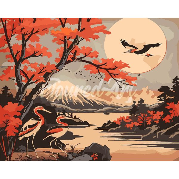 Cranes and Mount Fuji View Supply - Image 2