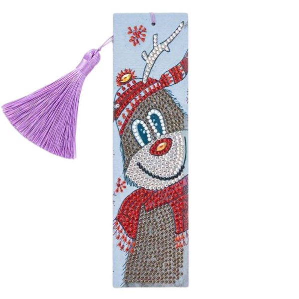 Diamond Painting Bookmark Reindeer Supply
